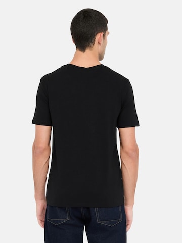 Liu Jo Shirt 'LIU JO UOMO T-SHIRT BASICCONTRA T-SHIRT'‌‌‌‌‌‌‌‌ in Schwarz