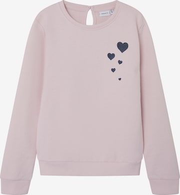 NAME IT Sweatshirt 'Tessa' in Pink: front
