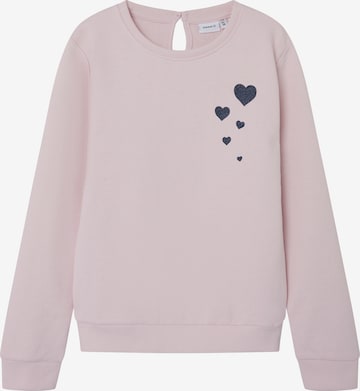 NAME IT Sweatshirt 'Tessa' in Pink: predná strana