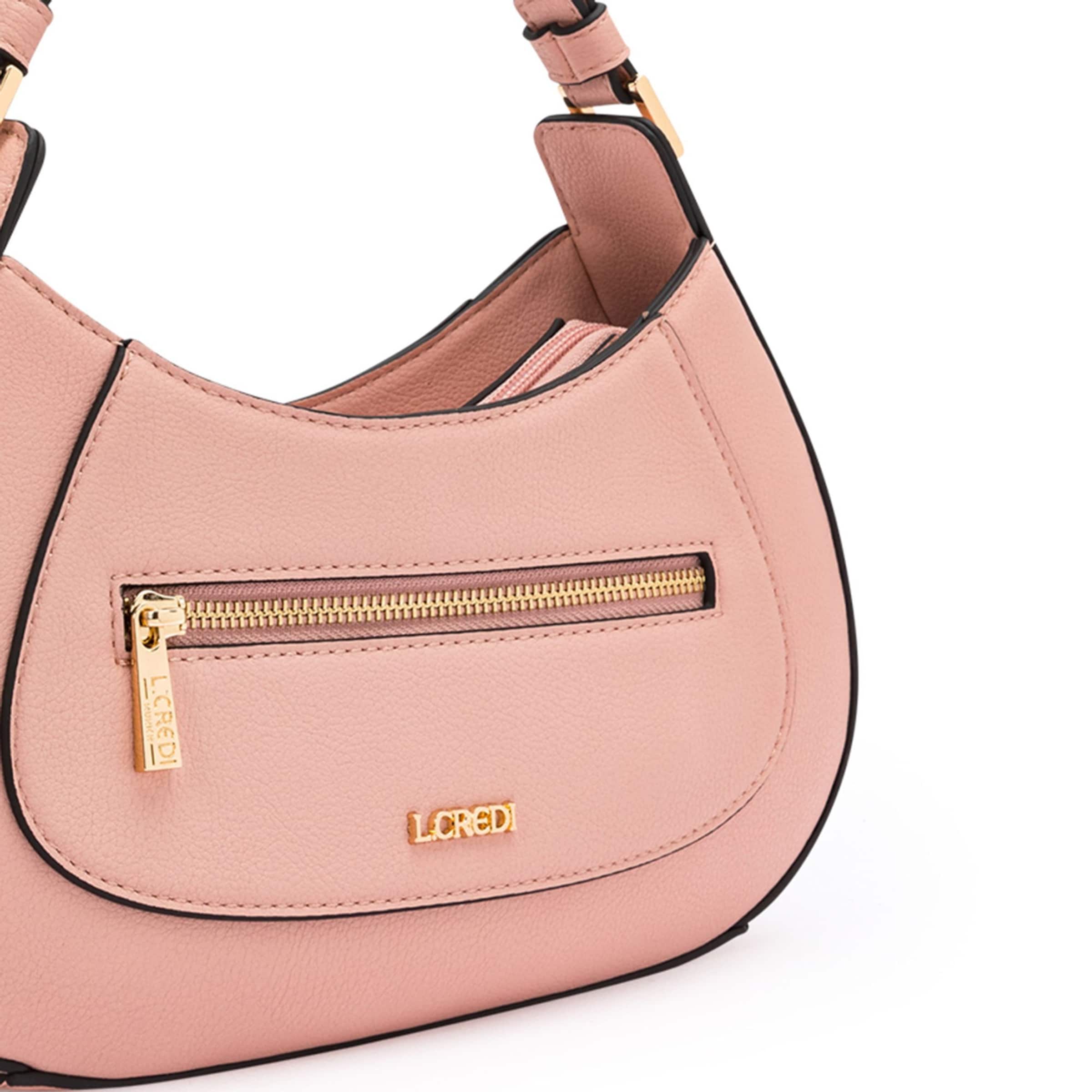 Borsa a spalla 'Odelia' di L.CREDI in rosa