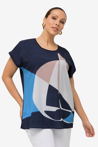 Ulla Popken Shirt in Blauw: voorkant