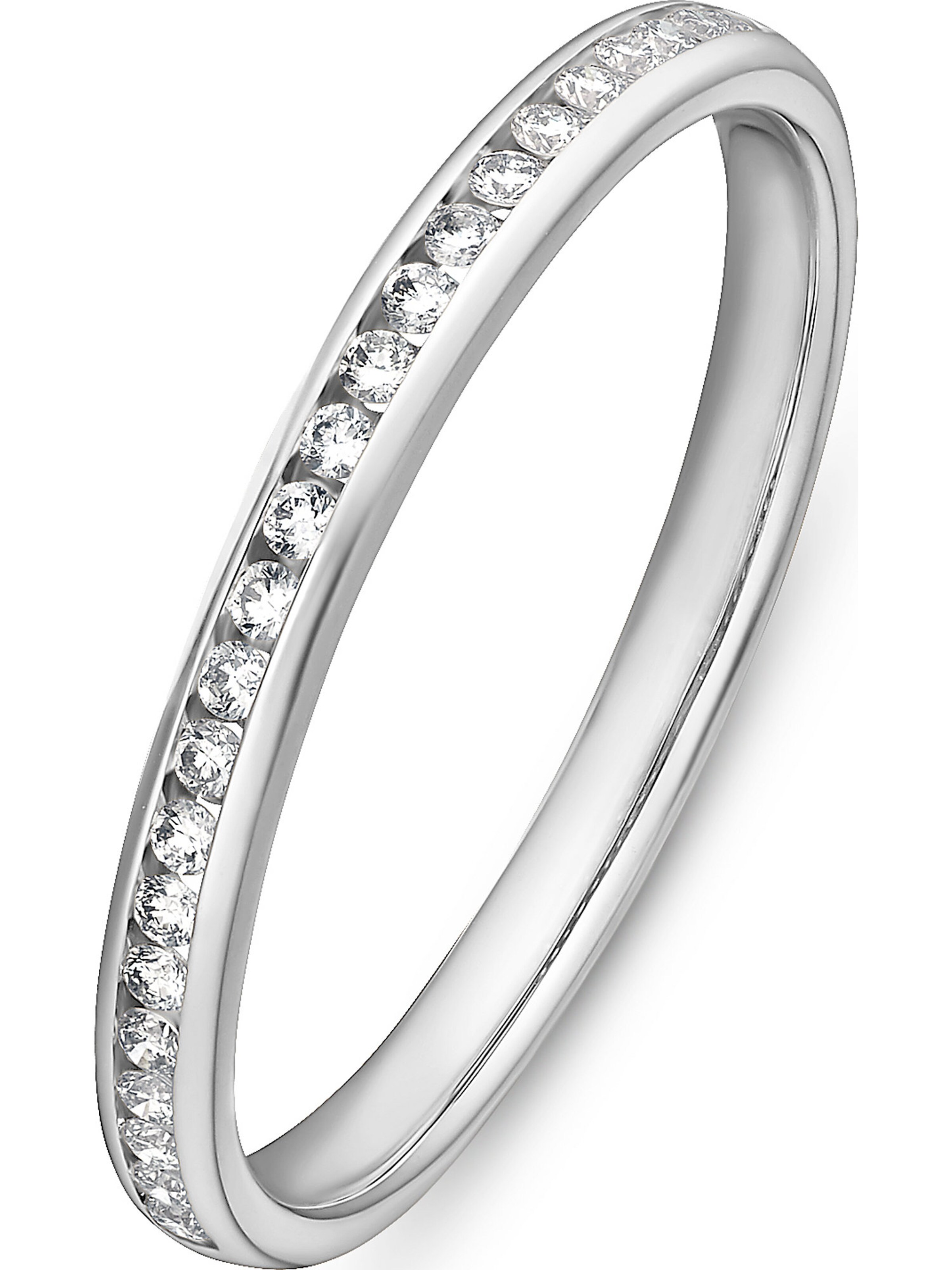 CHRIST Ring in White: front