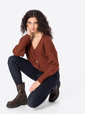 VERO MODA Strickjacke 'LEA' in Rot