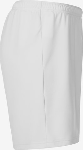 Regular Pantalon de sport 'TeamRise' PUMA en blanc