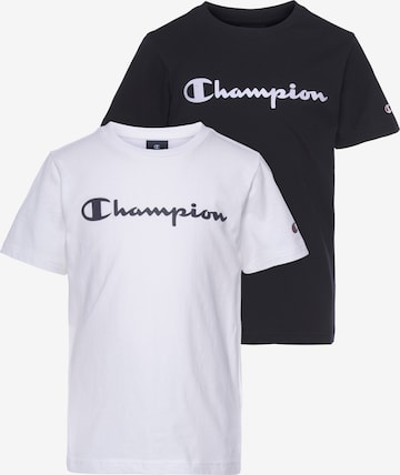 Champion Authentic Athletic Apparel T-Shirt in Schwarz: predná strana