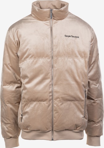 Sergio Tacchini Between-Season Jacket 'REFINED' in Beige: front