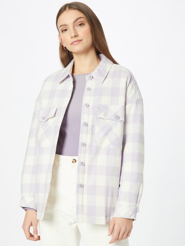 Veste mi-saison Urban Classics en violet : devant