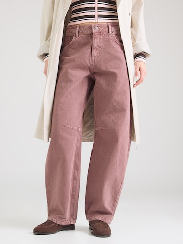 TOPSHOP Barrel Džínsy - Fialová: predná strana