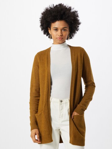 VILA Knit cardigan 'Ril' in Brown: front