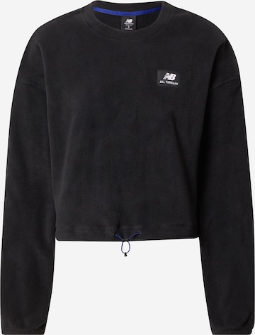 new balance Sweatshirt in Black: front