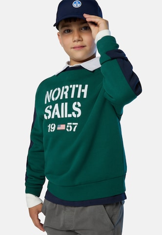 North Sails Sweatshirt in Grün