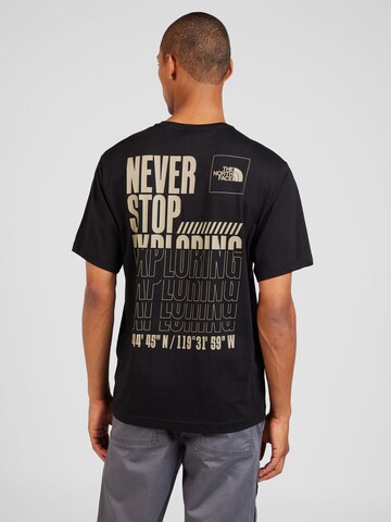 THE NORTH FACE T-Shirt 'COORDINATES' in Schwarz: Vorderseite