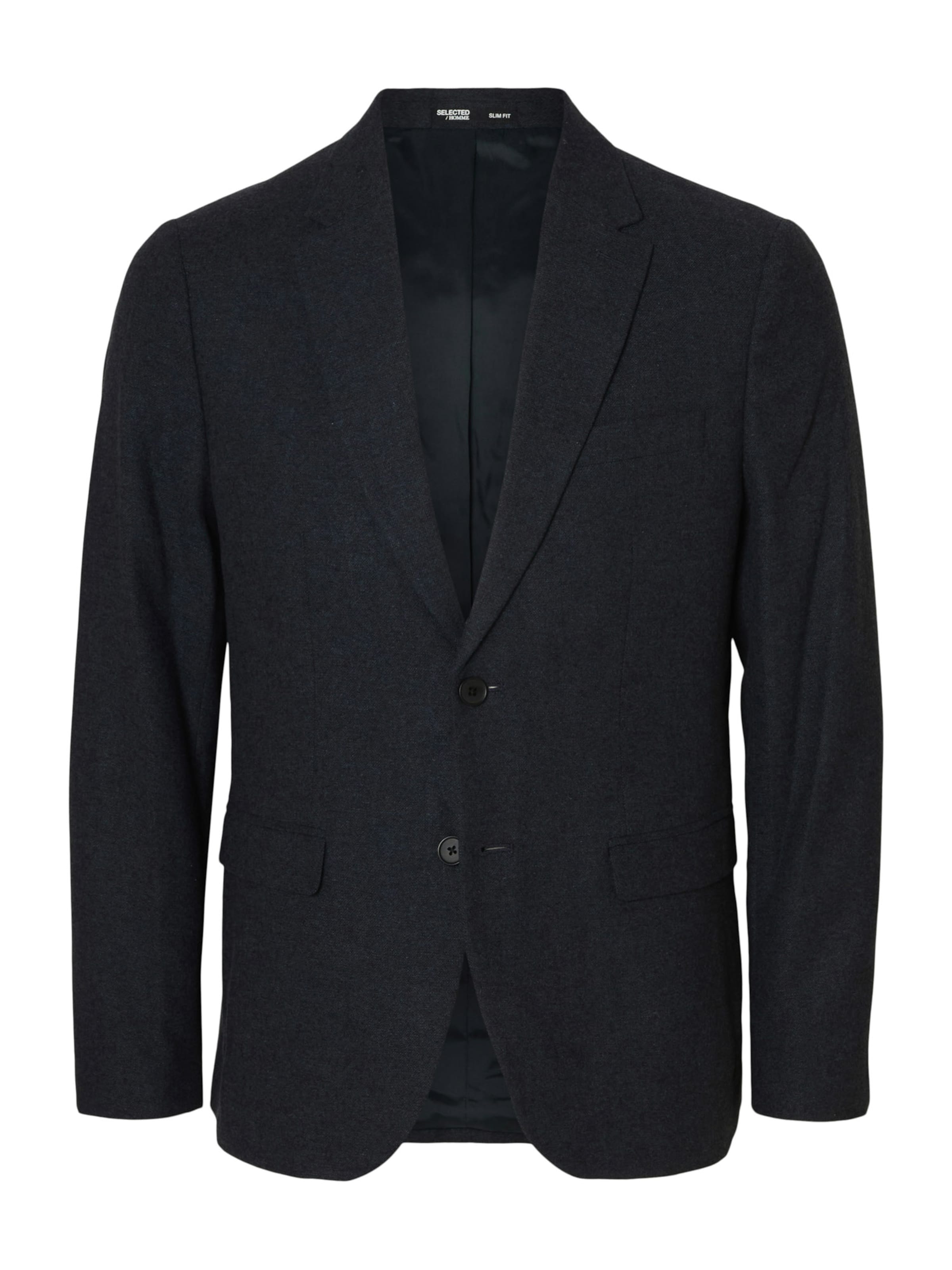 SELECTED Slim Fit Сако 'SLHREED' в синьо: отпред