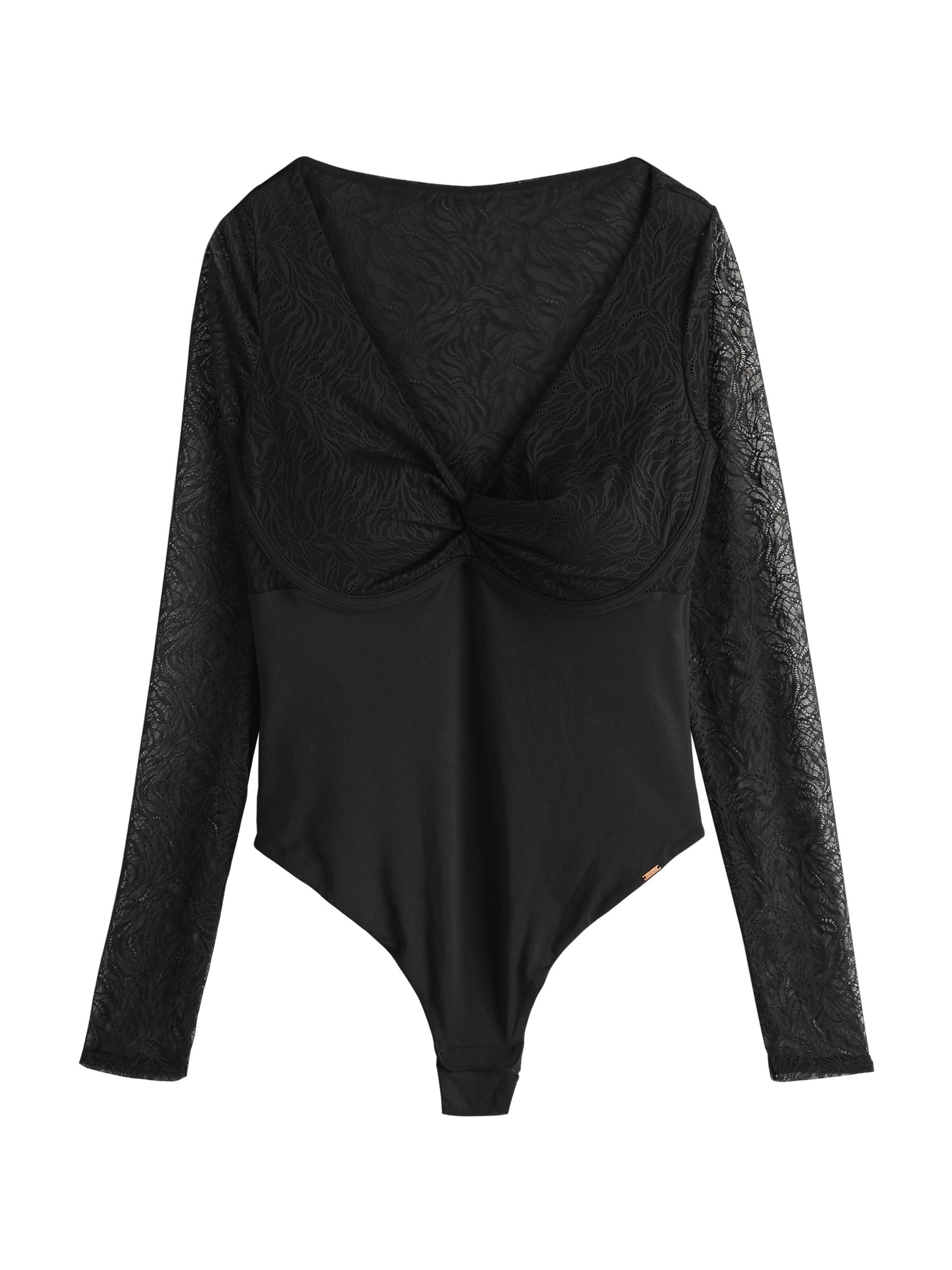 Body de la Lipsy pe negru: față