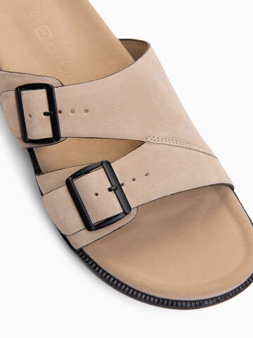 Ombre Mule in Beige