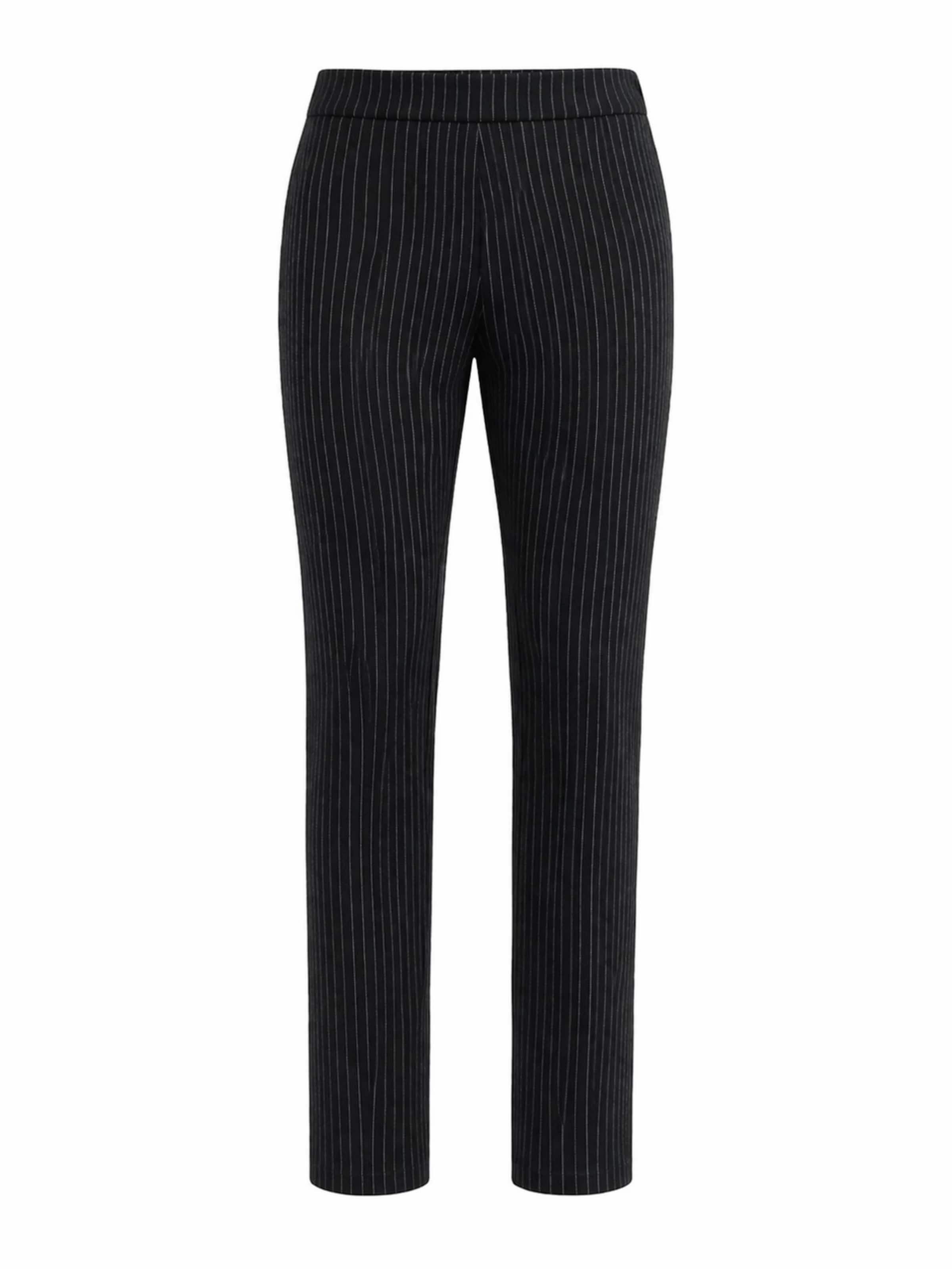 PANTONECLO Regular Trousers 'Leafletic Women’s Trousers' in Black: front