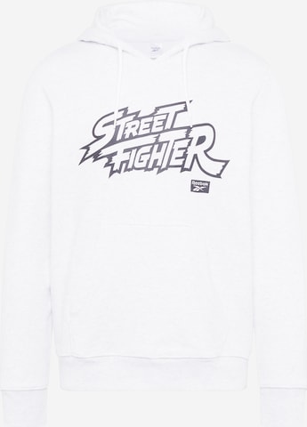 Sweat-shirt Reebok en blanc : devant