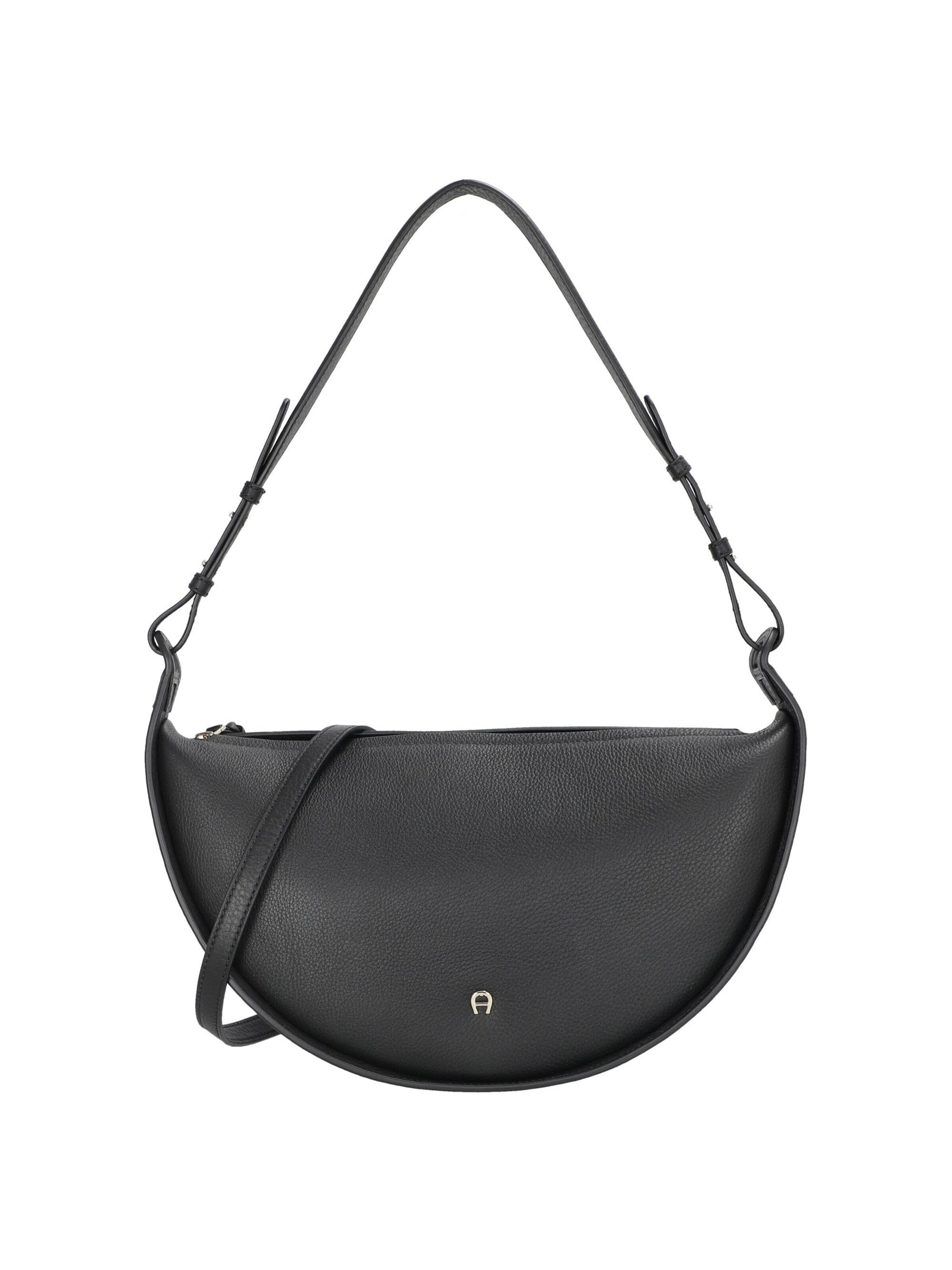 AIGNER Schultertasche 'Eliza'‌‌‌‌‌‌‌‌ in Schwarz: Vorderseite