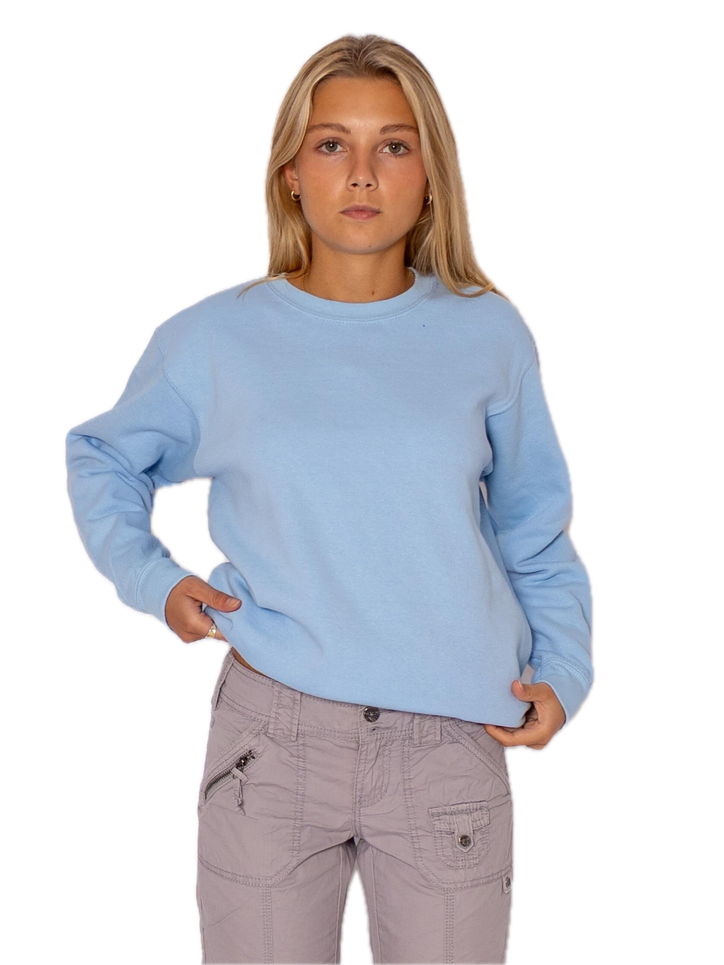 Felpa 'Crewneck sweatshirt' di FRUIT OF THE LOOM in blu