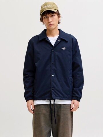 JACK & JONES Between-Season Jacket 'JORCATSKILLS' in Blue: front