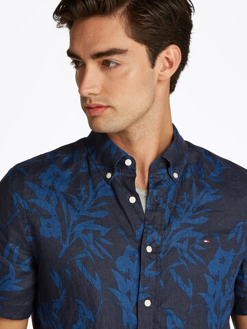 TOMMY HILFIGER Regular fit Overhemd in Blauw