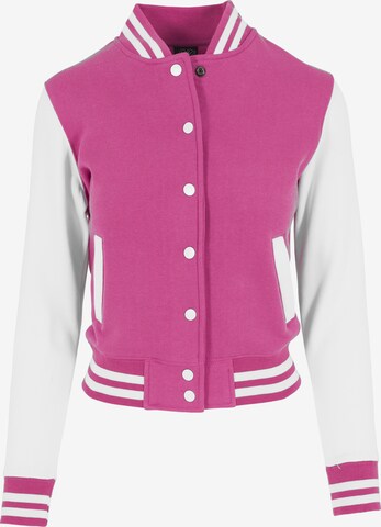 Urban Classics Sweatjacke in Pink: predná strana