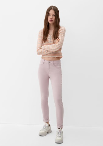 QS by s.Oliver Skinny Jeans in Roze