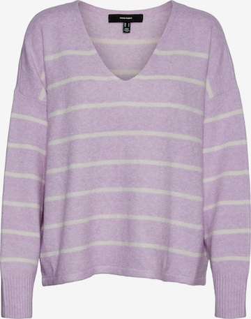 Vero Moda Curve Sweater 'Doffy' in Purple: front