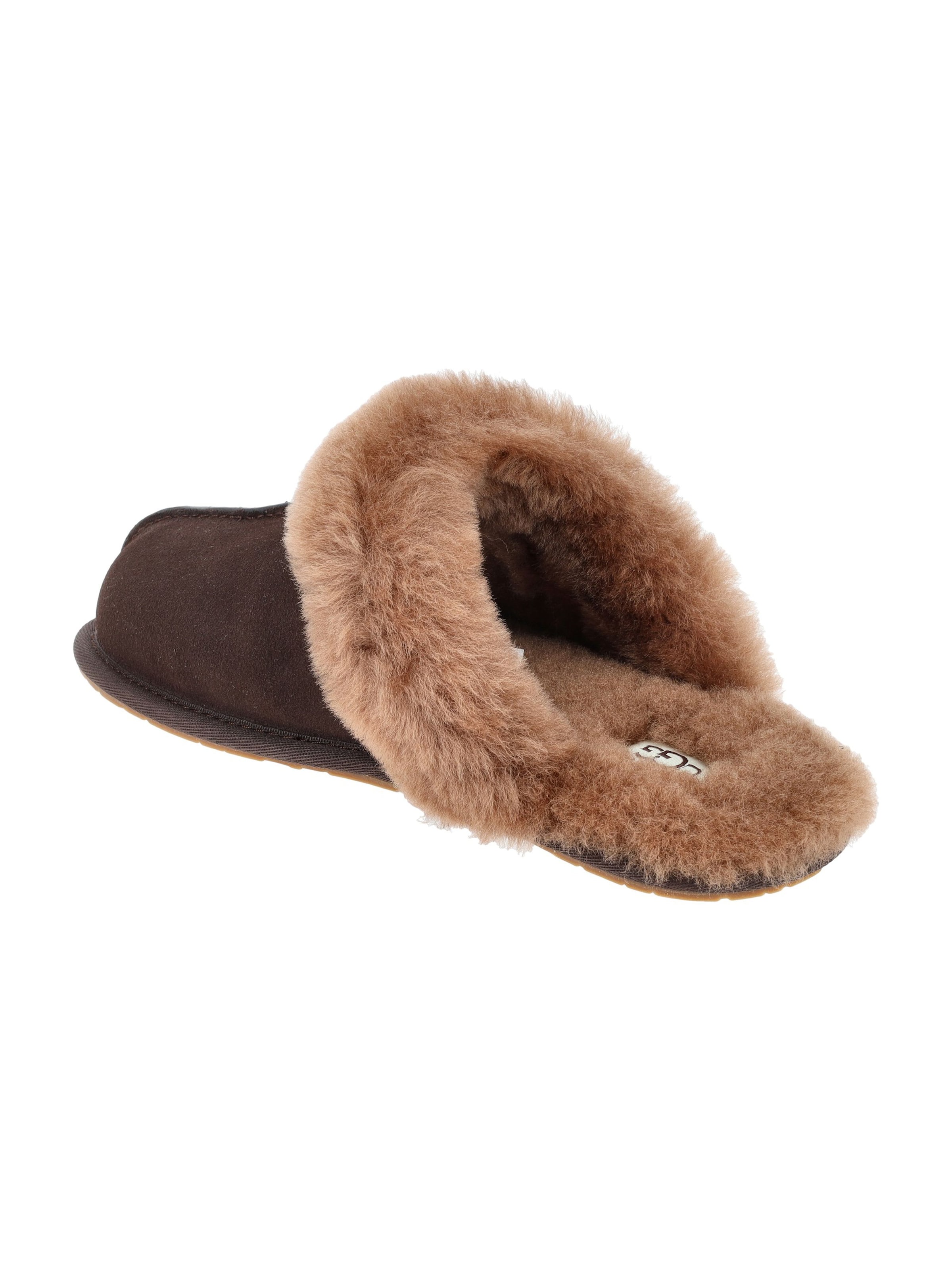 UGG Pantolette 'UGG Scuffette Hausschuhe braun burnt-cedar 1106872' in Braun