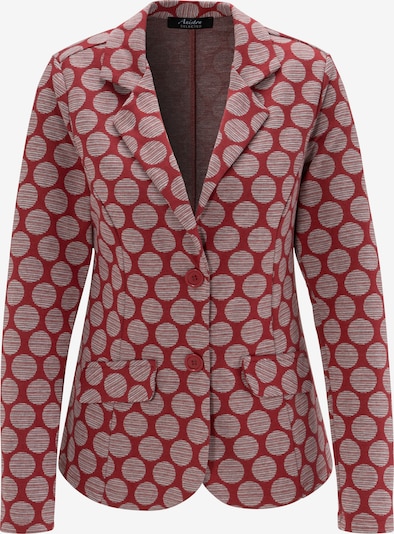 Aniston SELECTED Blazer in hellgrau / rot, Produktansicht