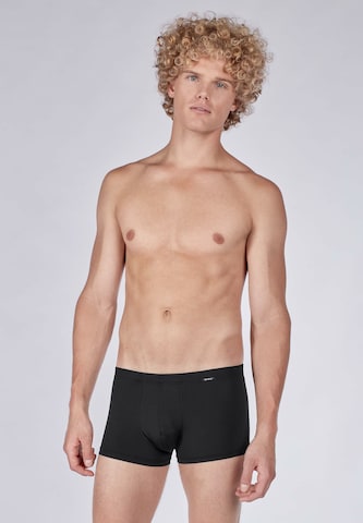Skiny Boxer shorts 'Power Line' in Black: front