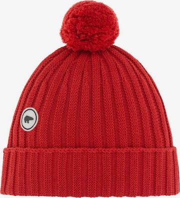 Casquette de sport Eisbär en rouge : devant