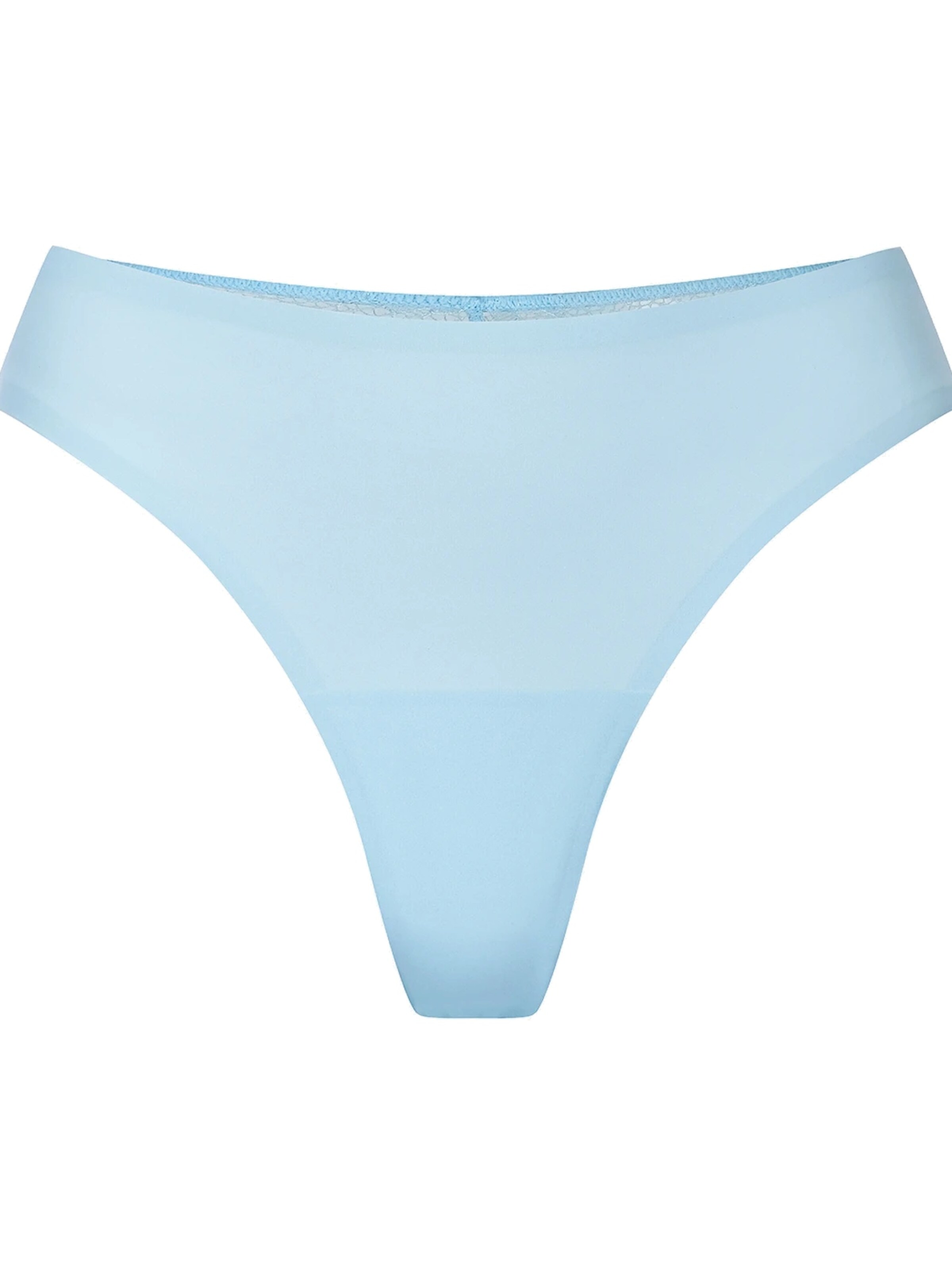 String 'Tanga mit Spitze' di cfab (formerly creamy fabrics) in blu: frontale