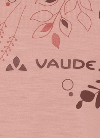 VAUDE Functioneel shirt 'Abelia' in Roze