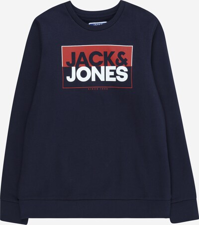 Jack & Jones Junior Sweatshirt in marine blue / Dark red / White, Item view
