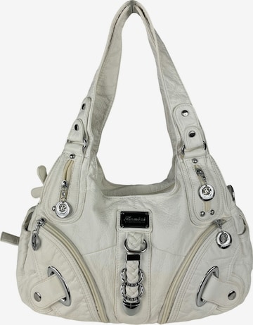 Borsa a mano di Kumixi in bianco: frontale