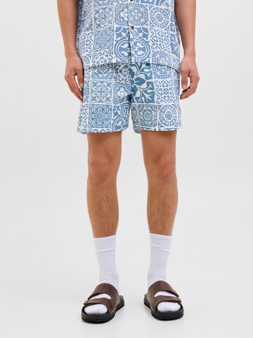 JACK & JONES Zwemshorts in Blauw: voorkant