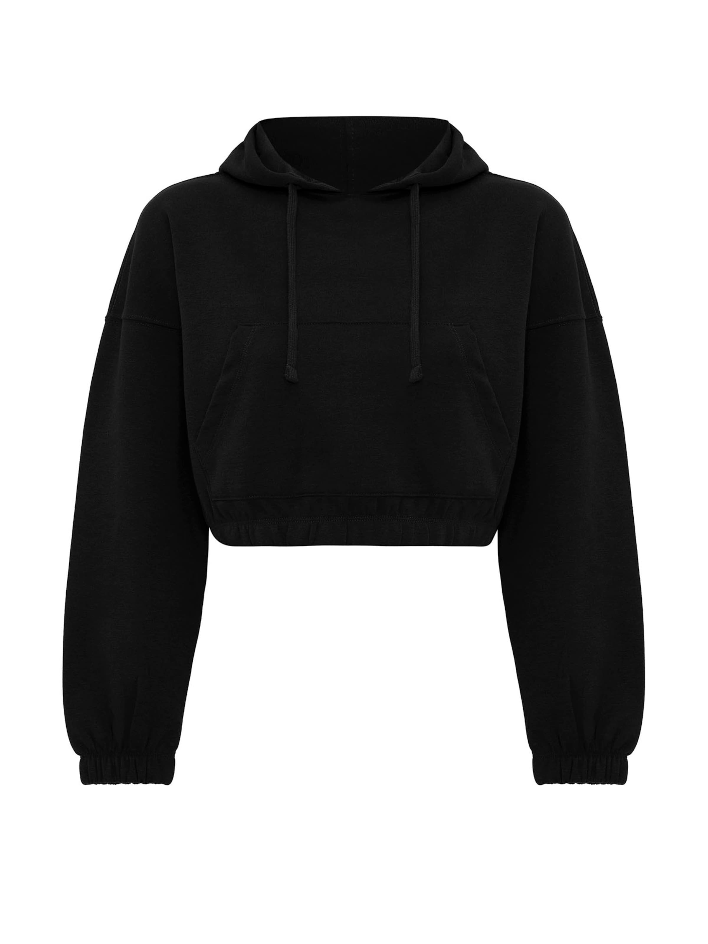Jacey Quinn Sweatshirt in Schwarz: Vorderseite