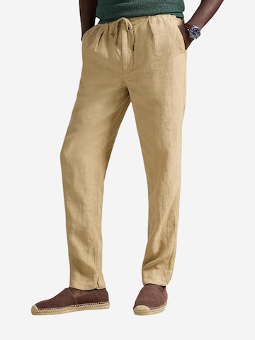 Wide leg Pantaloni 'CHINO LINO LUNGO SW1801ITA' di Lyle & Scott in beige: frontale