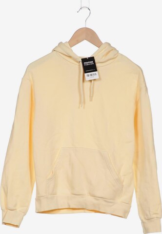 Monki Sweatshirt & Zip-Up Hoodie in XS in Yellow: front