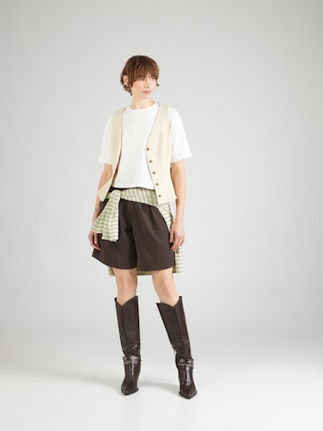 PIECES Shirt 'PCSADIE' in White