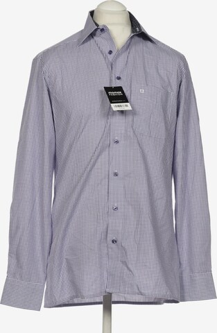 OLYMP Button Up Shirt in M in Purple: front