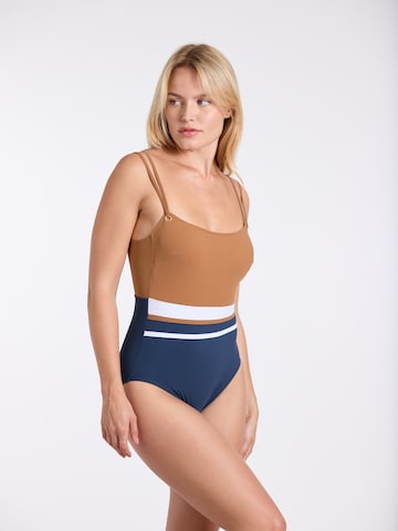 SUNFLAIR Bralette Swimsuit in Blue