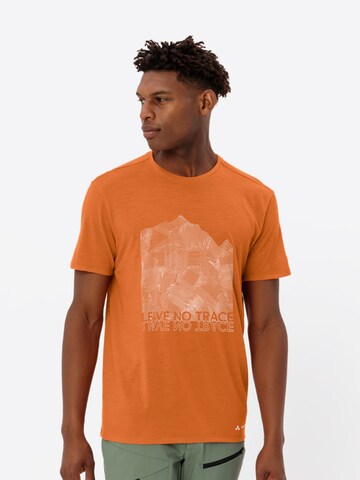 VAUDE Performance shirt 'Tekoa' in Orange: front