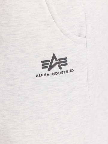 ALPHA INDUSTRIES - Loosefit Calças em cinzento