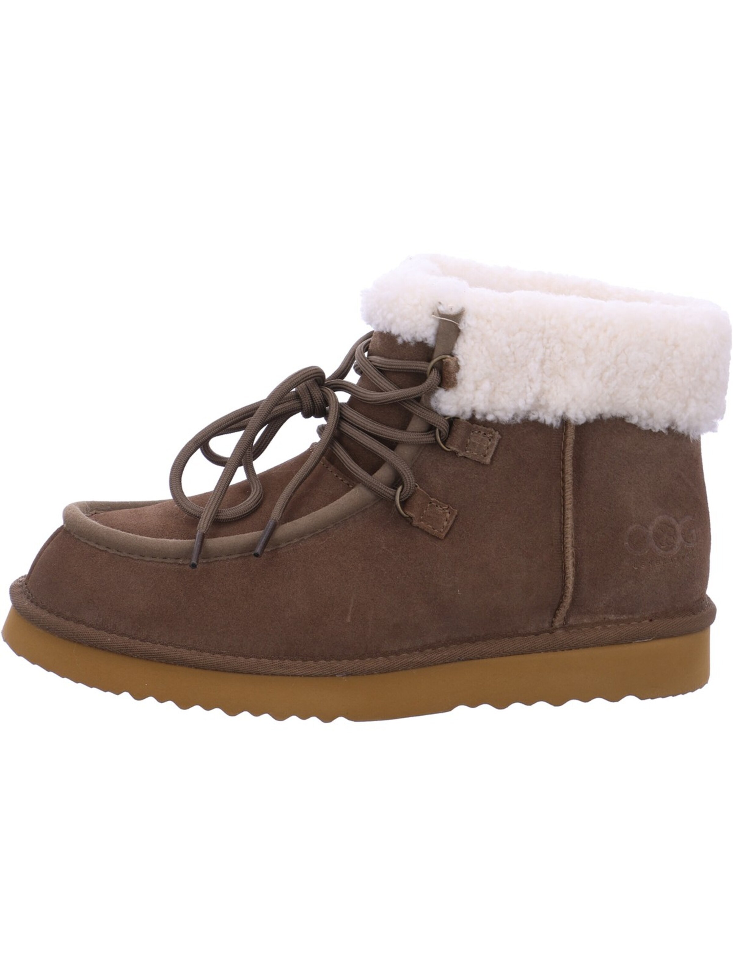 OOG Schnürstiefel‌‌‌‌‌‌‌ in Braun: Vorderseite