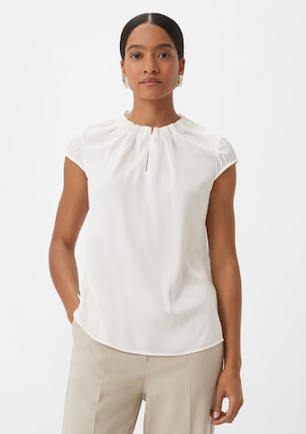 COMMA Blouse in Beige: front