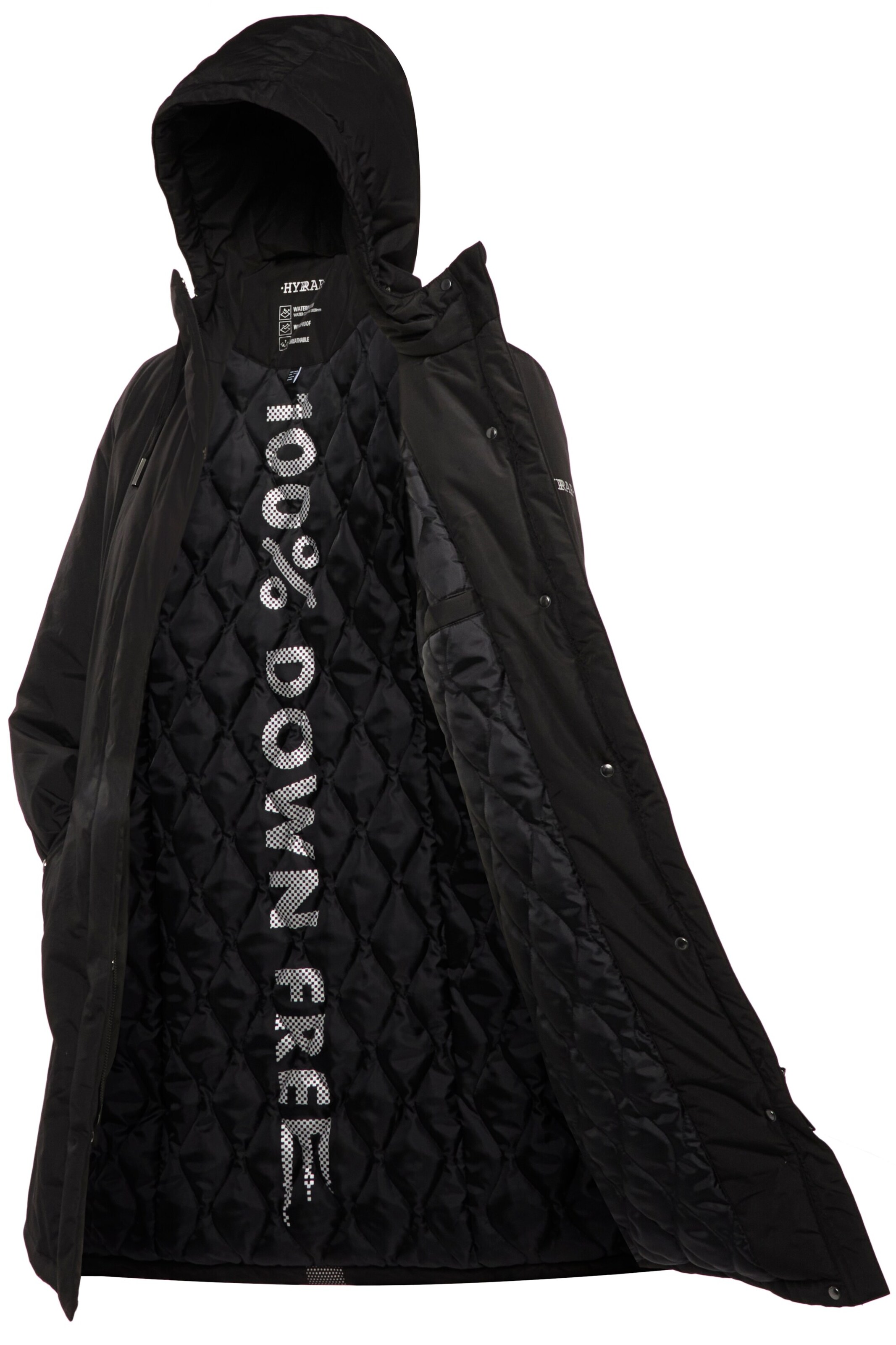 Ulla Popken Funktionsjacke in Schwarz