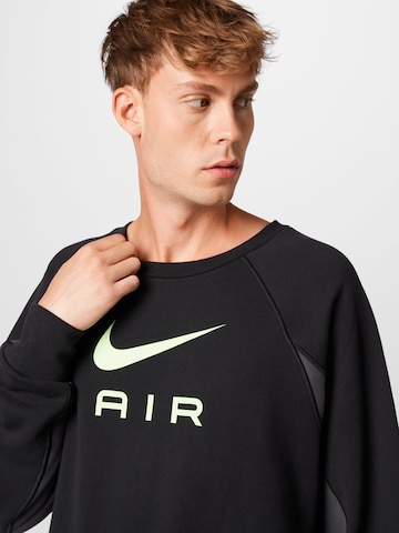 juoda Nike Sportswear Megztinis be užsegimo 'Air'