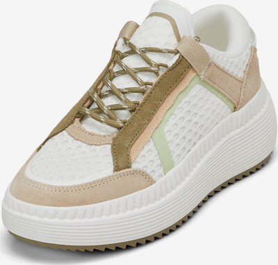 Marc O'Polo Sneakers laag in de kleur Bruin / Gemengde kleuren / Wit, Productweergave